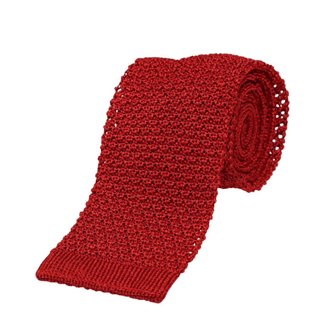 Cravatta tricot Buccia d'Arancia