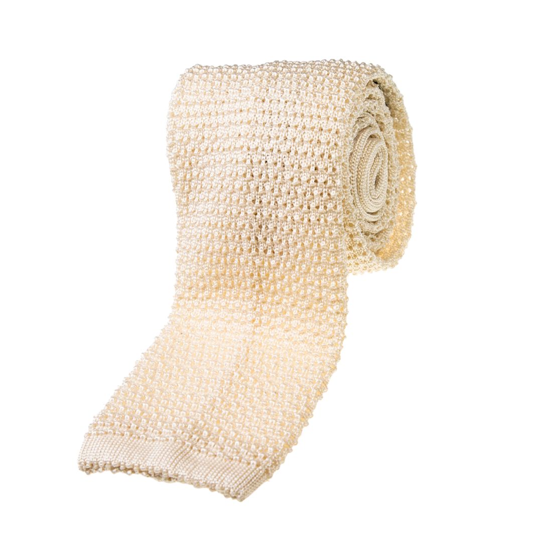 Cravatta tricot Buccia d'Arancia