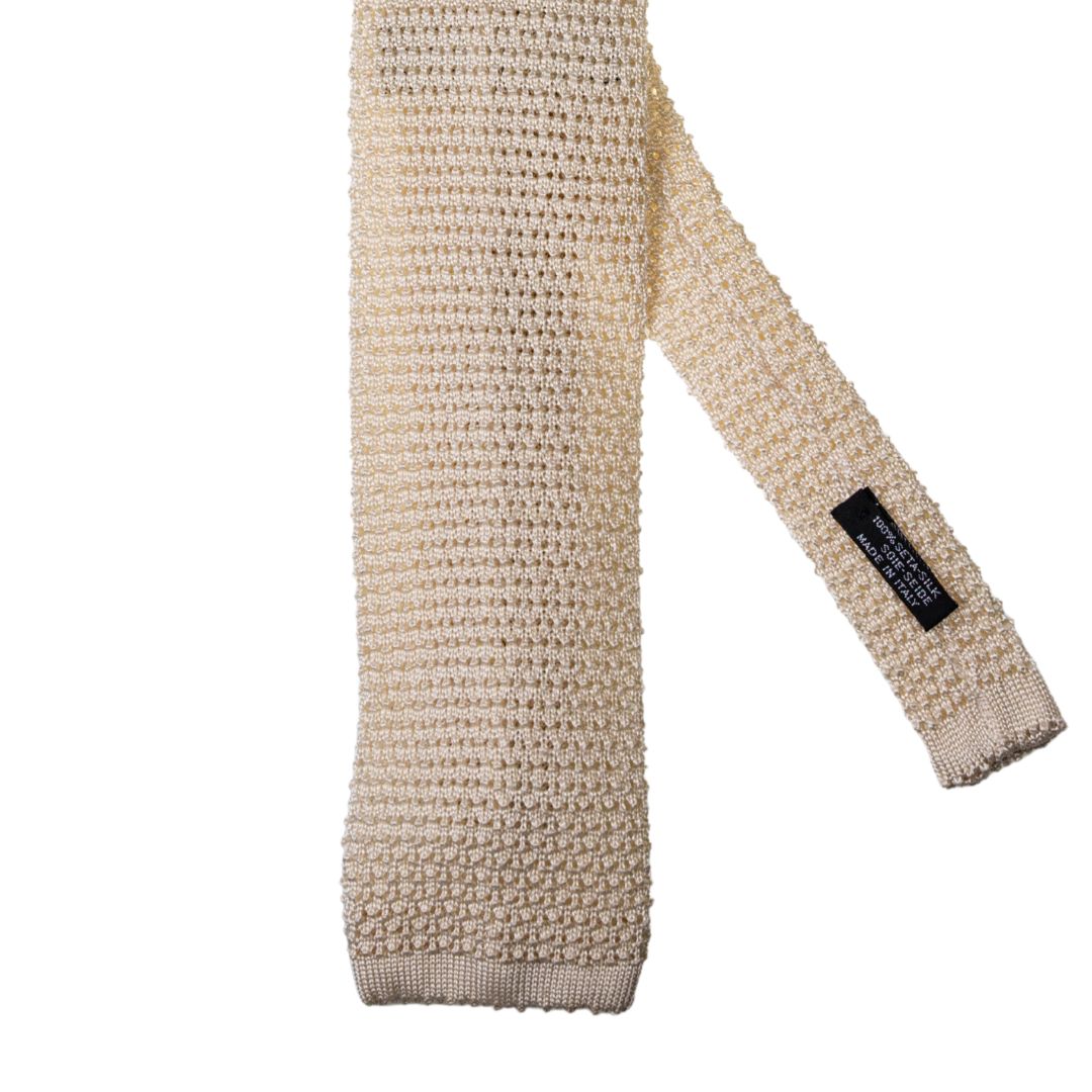 Cravatta tricot Buccia d'Arancia