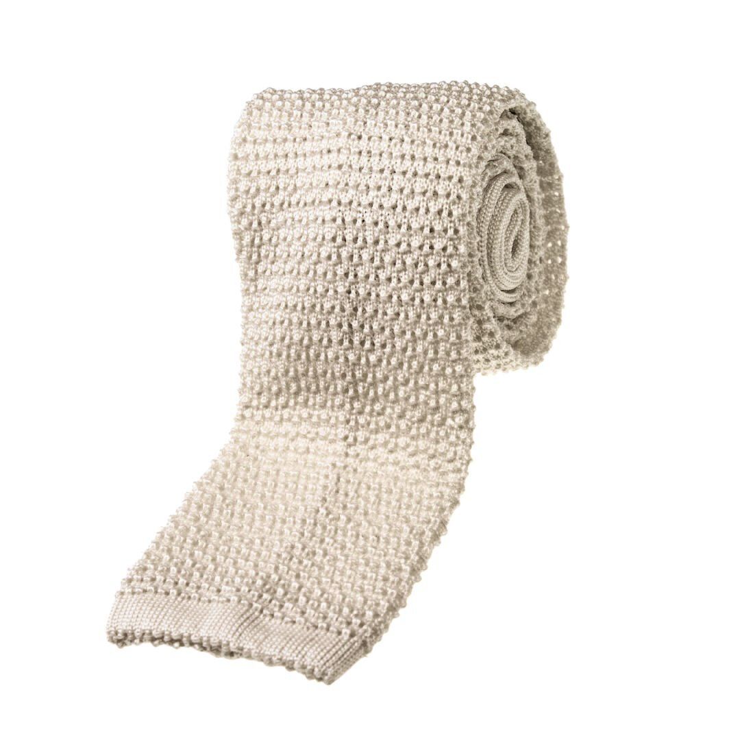 Cravatta tricot Buccia d'Arancia