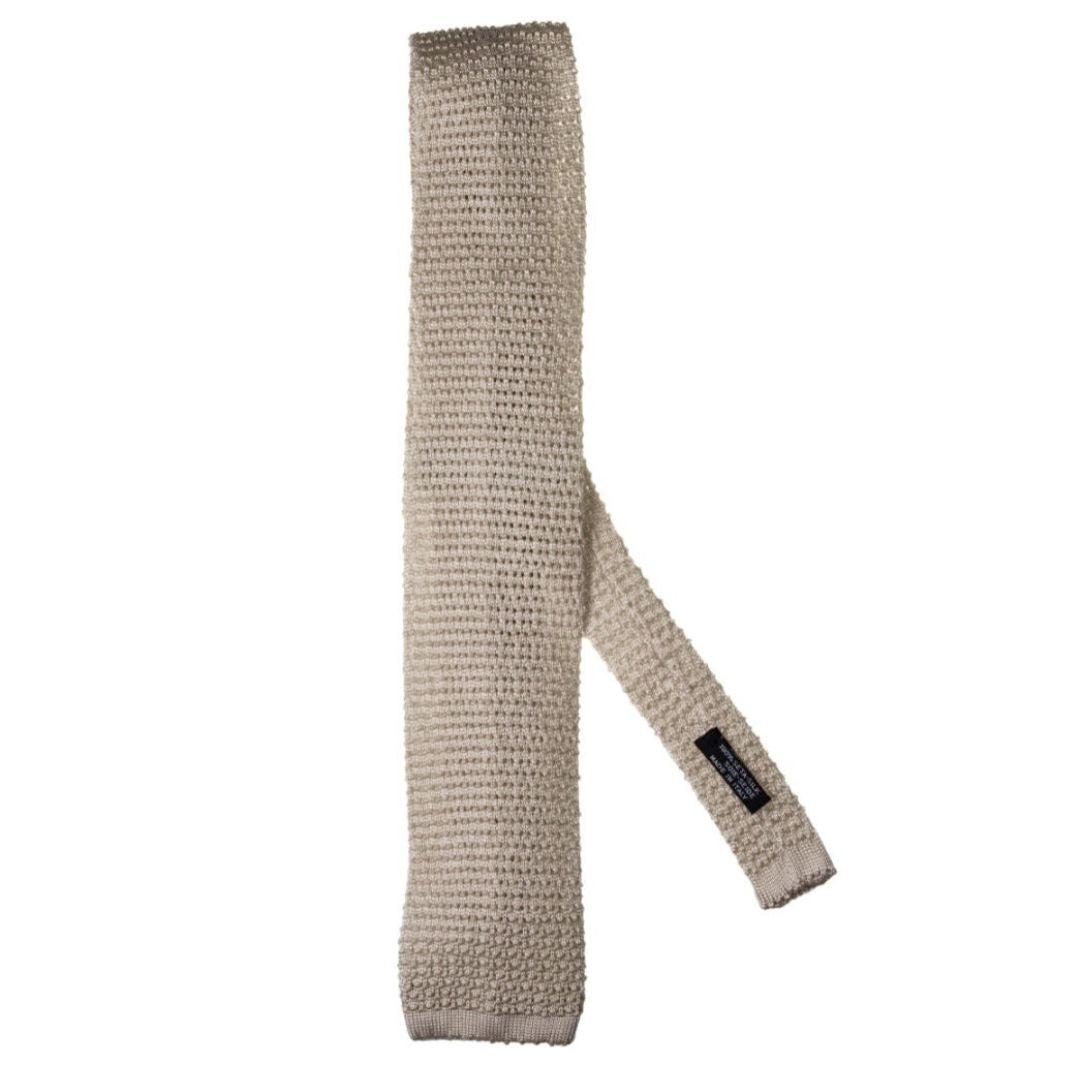 Cravatta tricot Buccia d'Arancia