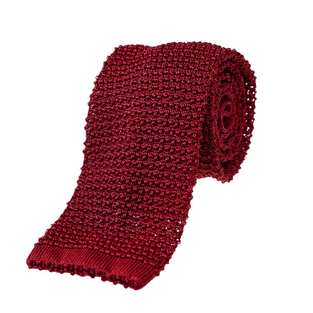 Cravatta tricot Buccia d'Arancia