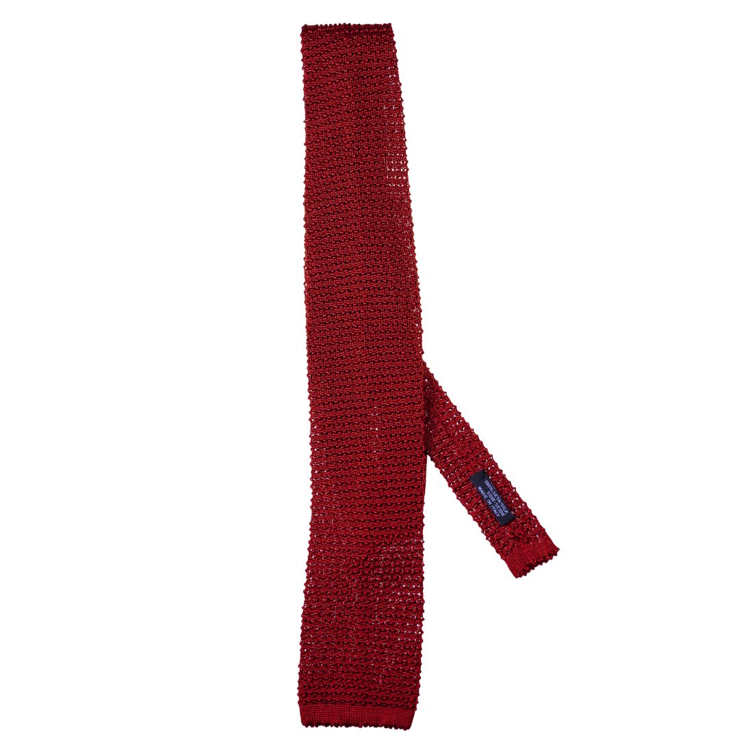 Cravatta tricot Buccia d'Arancia