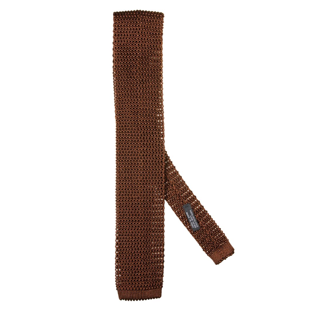 Cravatta tricot Buccia d'Arancia