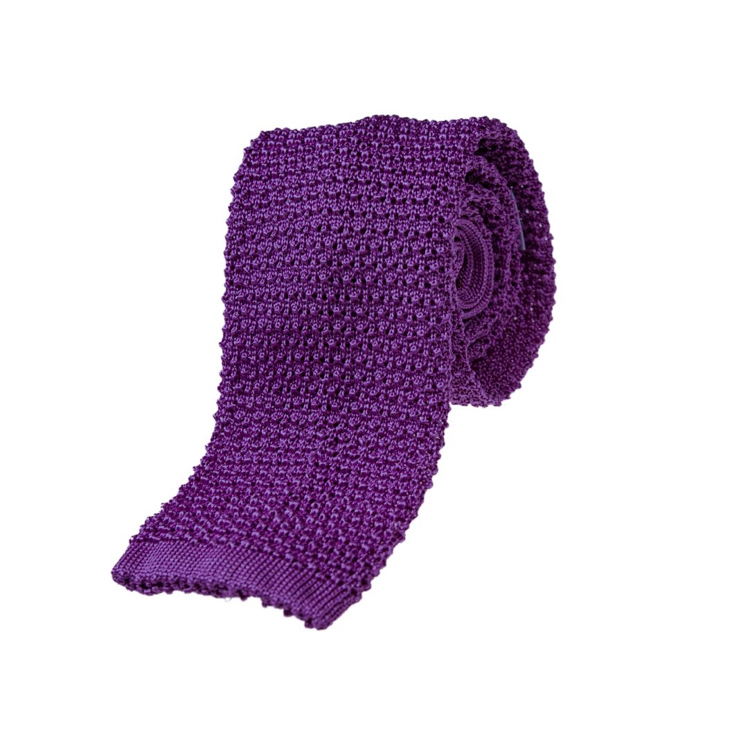 Cravatta tricot Buccia d'Arancia