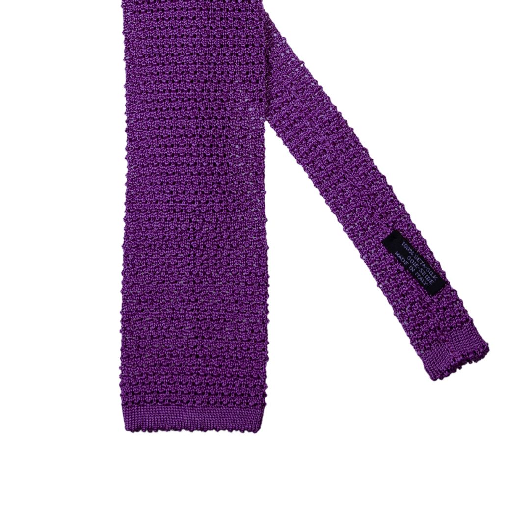 Cravatta tricot Buccia d'Arancia