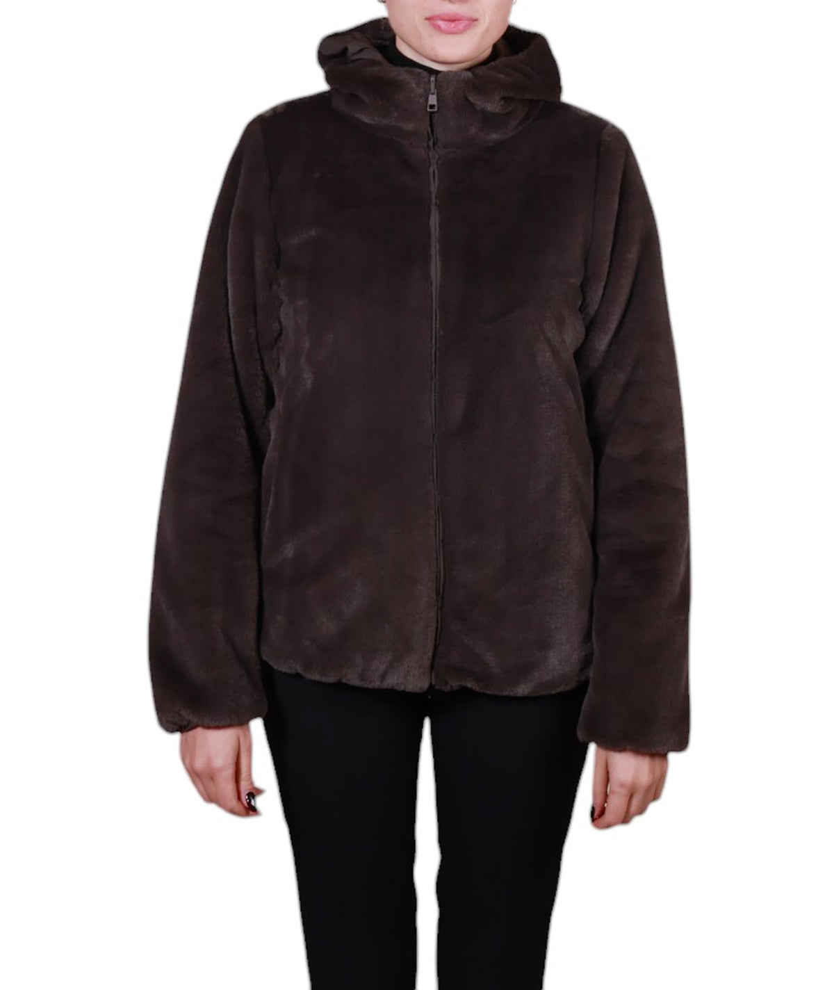 Giubbotto Pelliccia Reversibile Donna