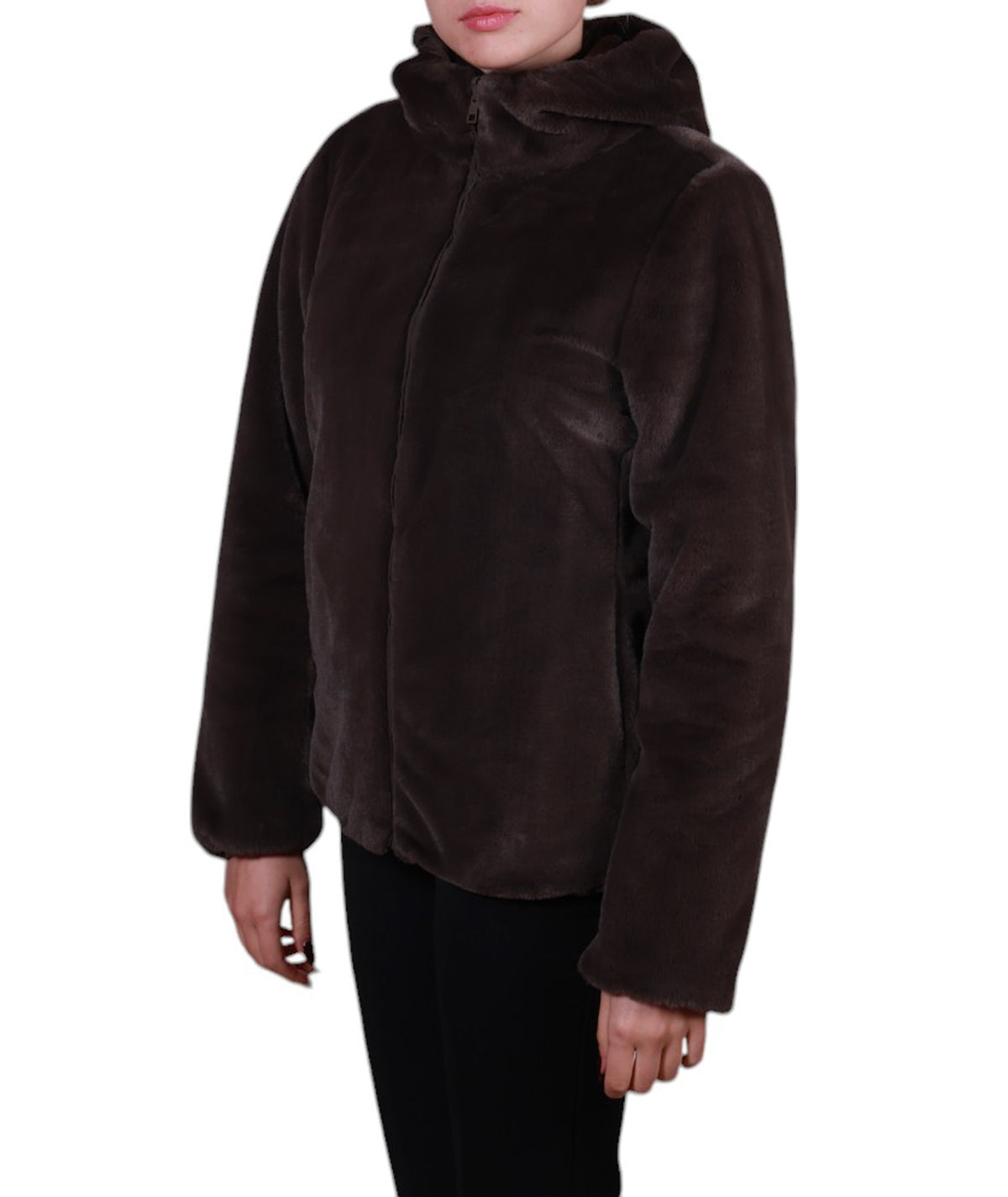 Giubbotto Pelliccia Reversibile Donna