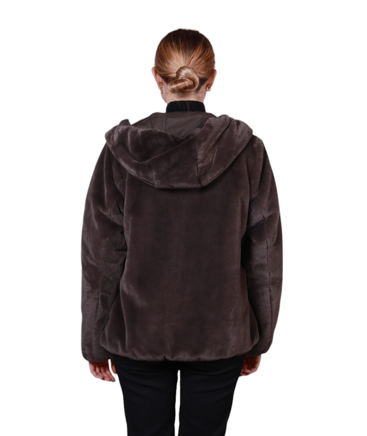 Giubbotto Pelliccia Reversibile Donna