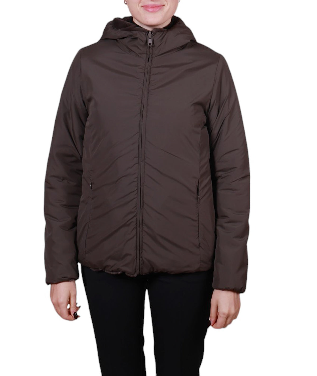 Giubbotto Pelliccia Reversibile Donna