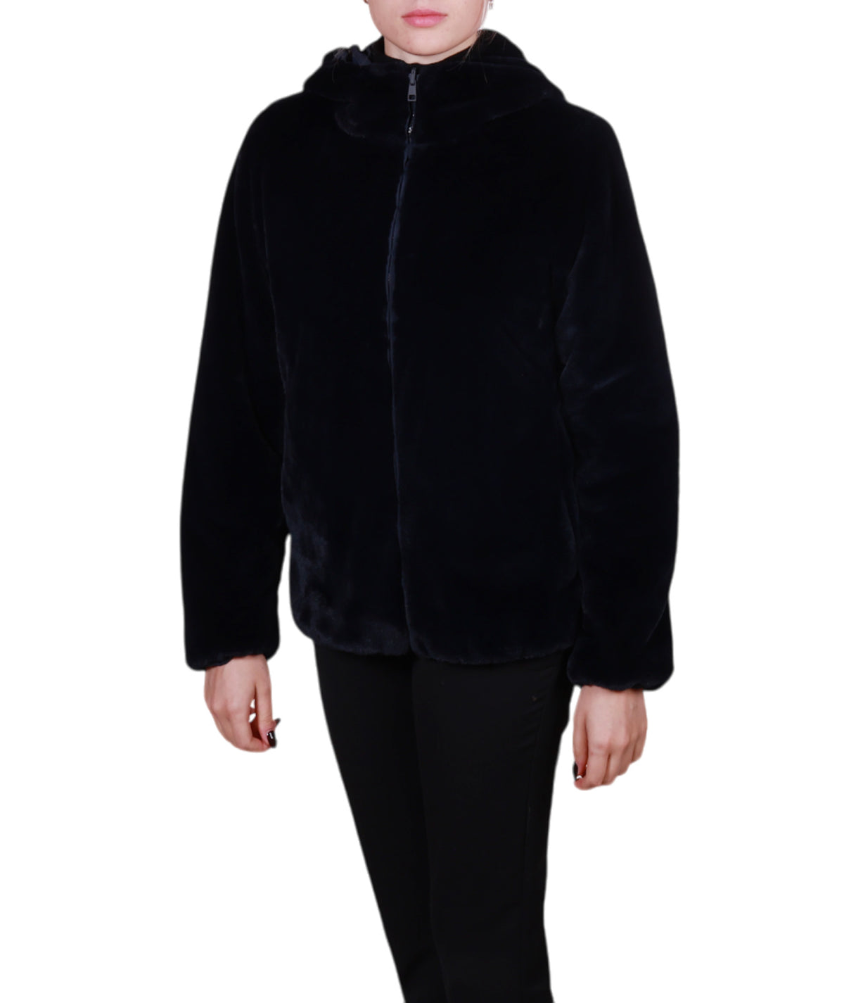 Giubbotto Pelliccia Reversibile Donna