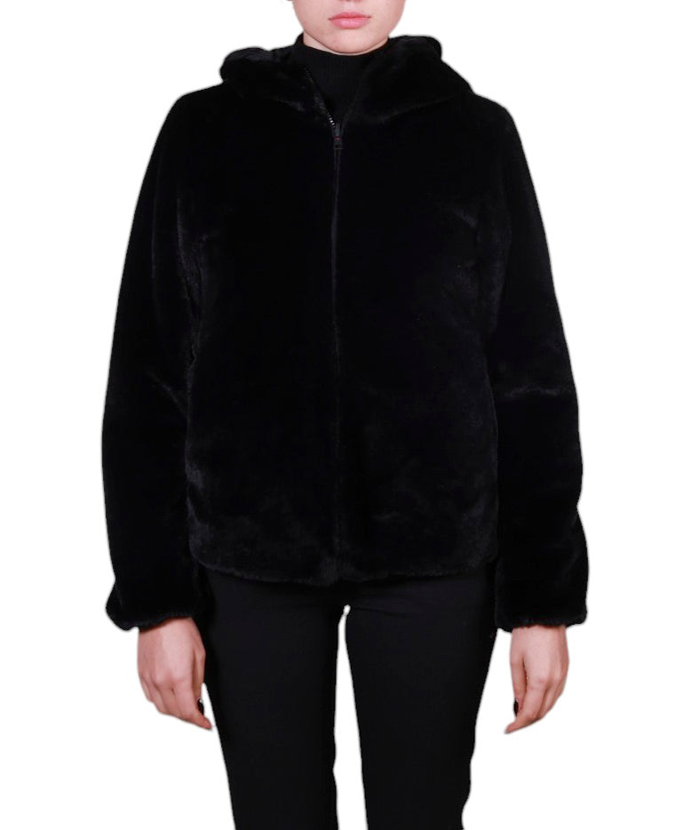 Giubbotto Pelliccia Reversibile Donna