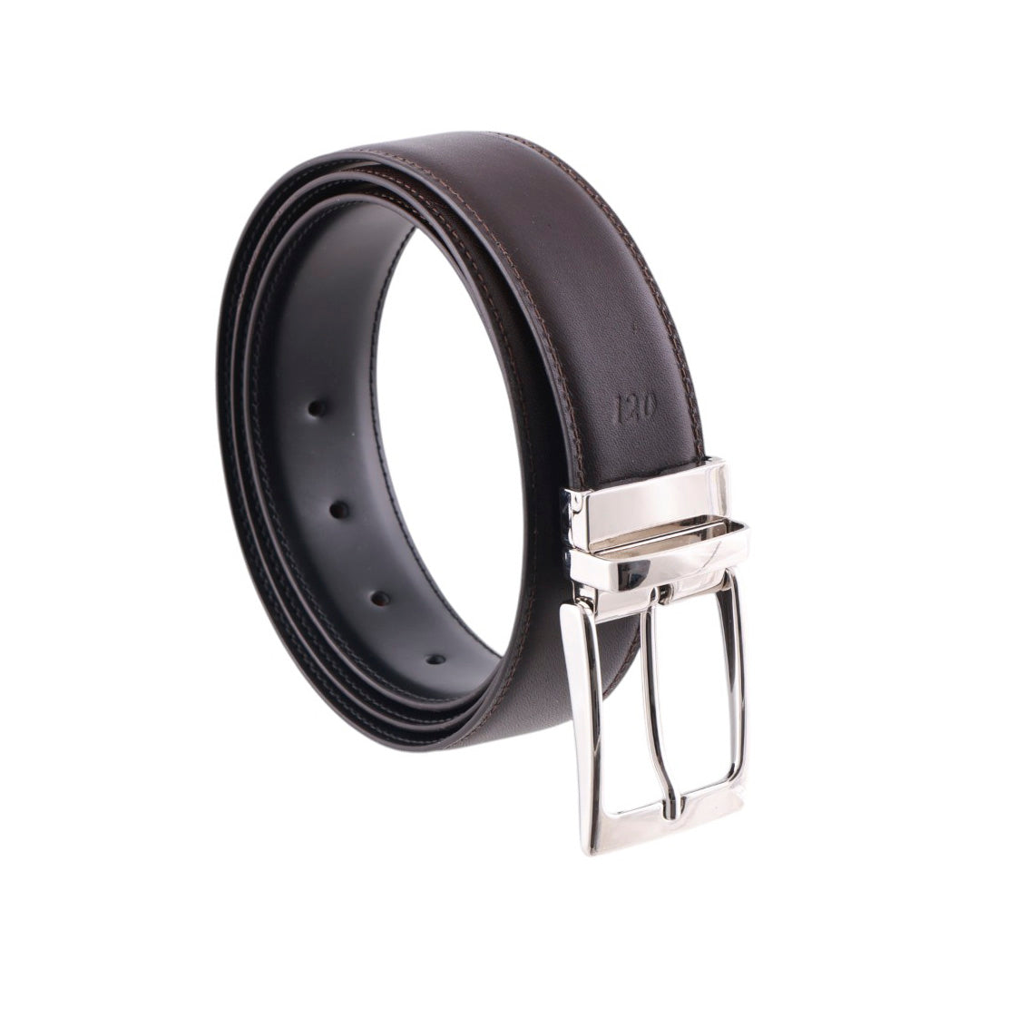 Cintura Artigianale Reversibile Uomo Double Face in Vera Pelle di Vitello