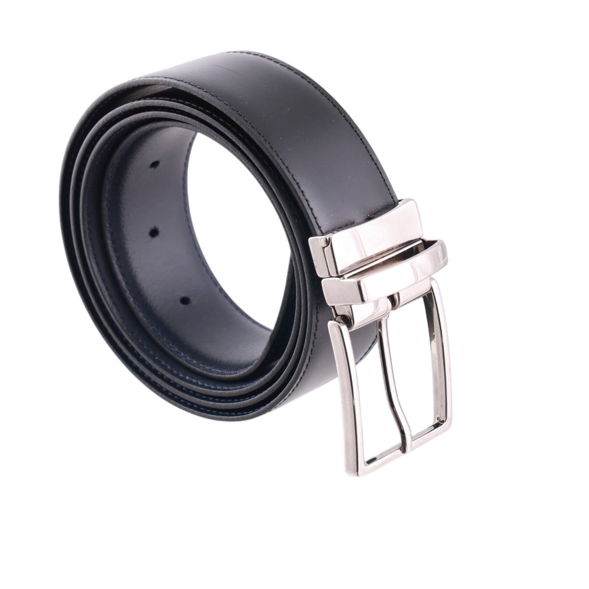 Cintura Artigianale Reversibile Uomo Double Face in Vera Pelle di Vitello