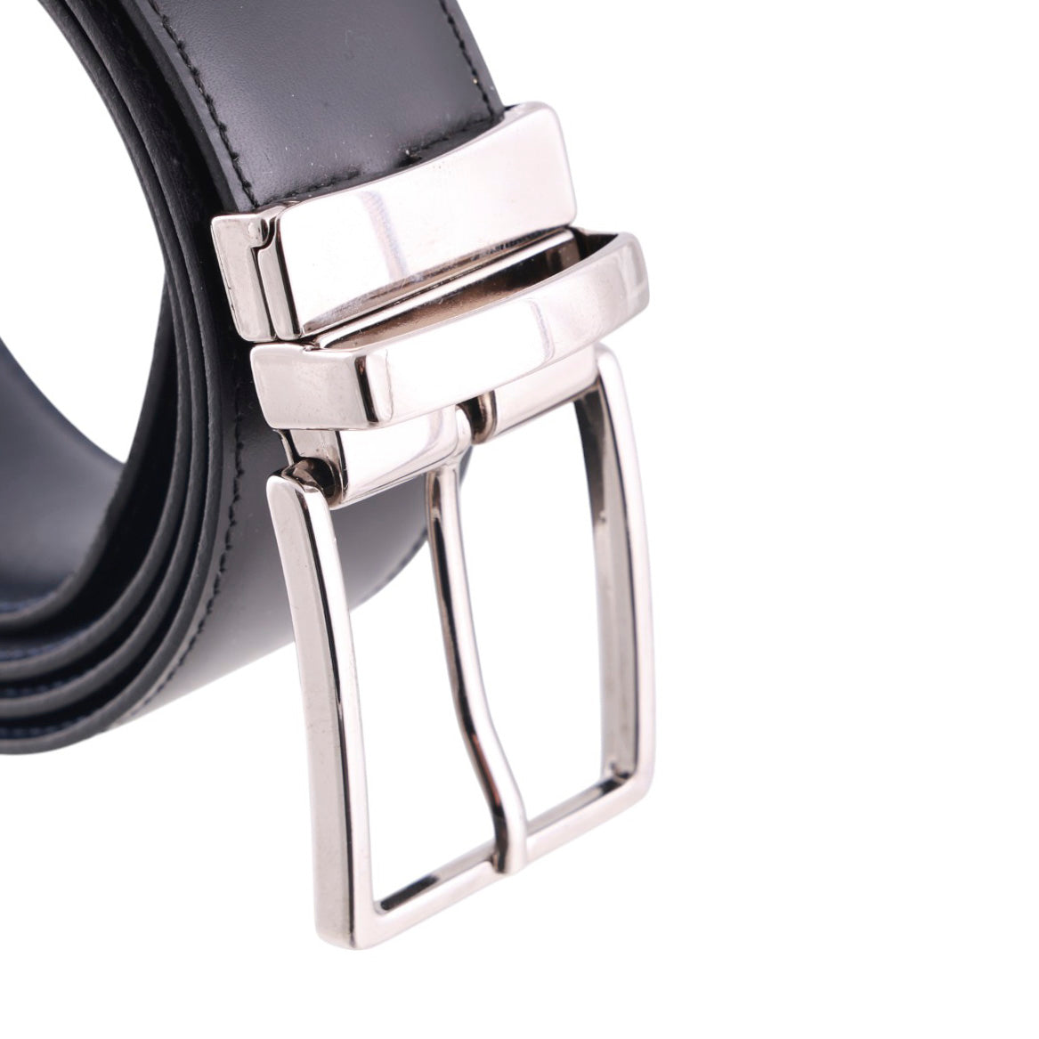 Cintura Artigianale Reversibile Uomo Double Face in Vera Pelle di Vitello