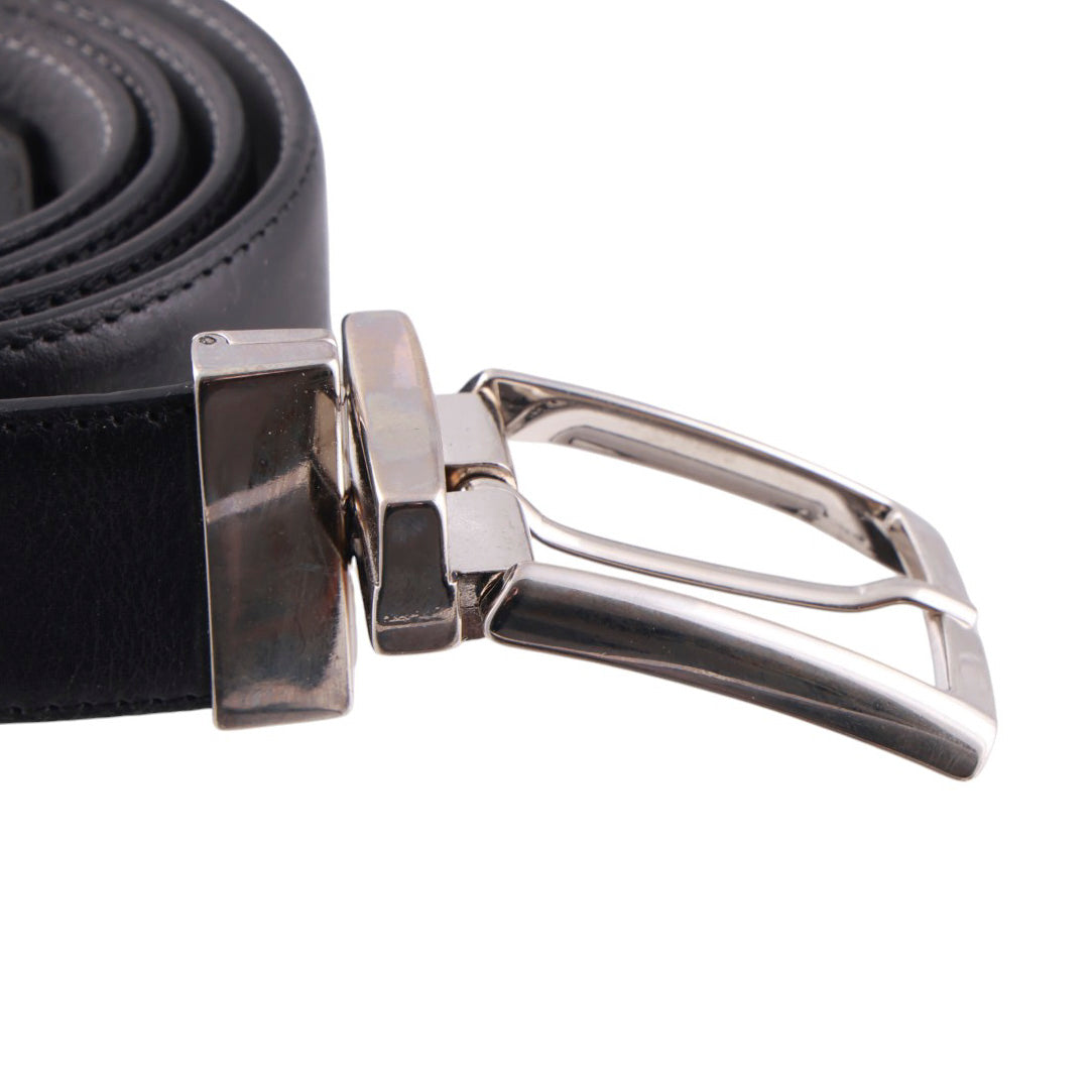 Cintura Artigianale Reversibile Uomo Double Face in Vera Pelle di Vitello