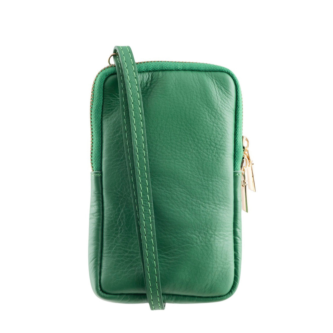 Borsa Portacellulare Donna a Tracolla in Pelle