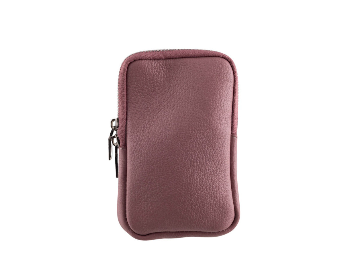 Borsa Portacellulare Donna a Tracolla in Pelle