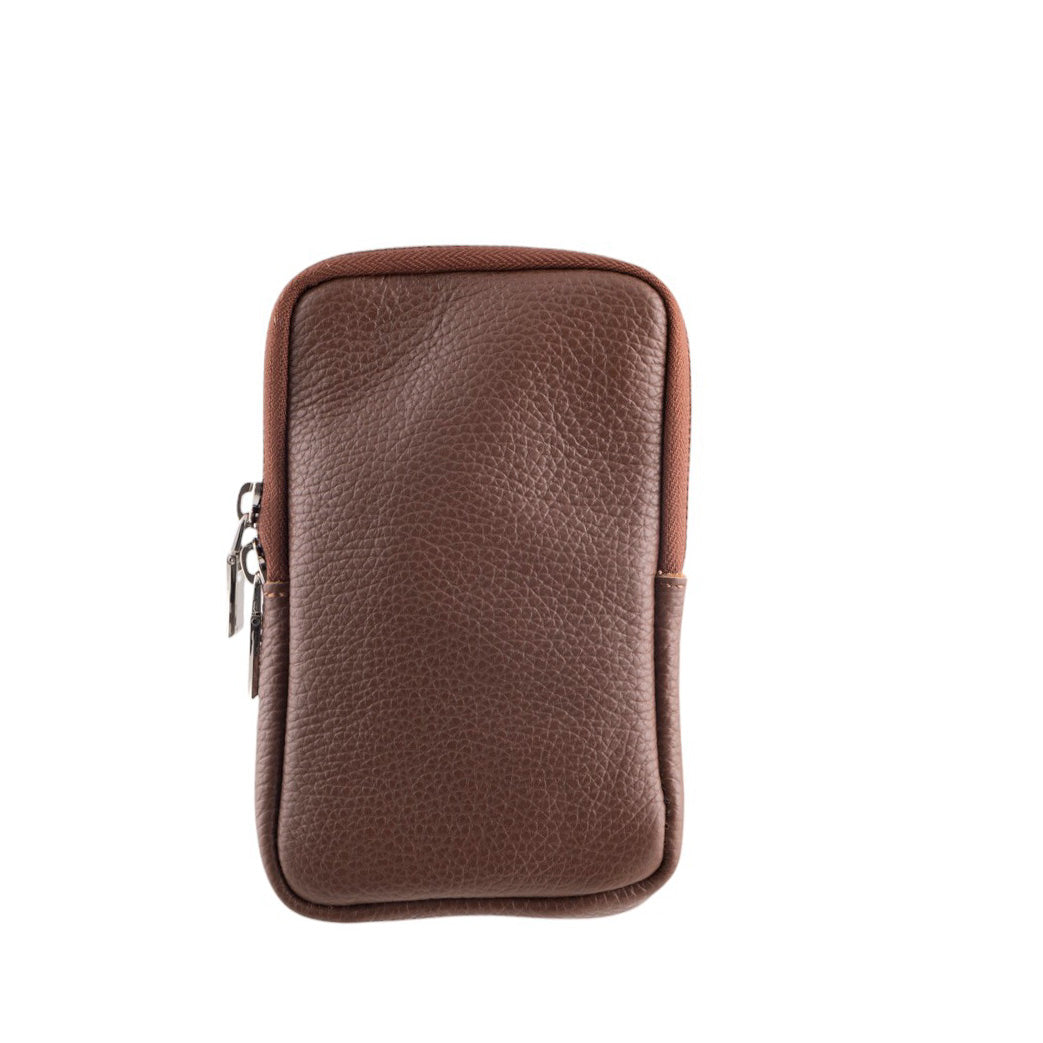 Borsa Portacellulare Donna a Tracolla in Pelle