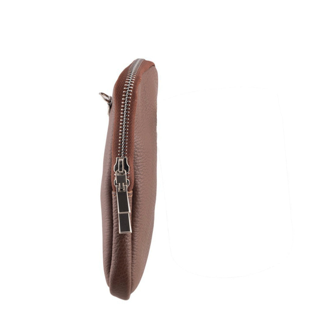 Borsa Portacellulare Donna a Tracolla in Pelle