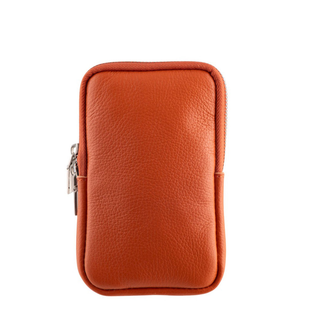 Borsa Portacellulare Donna a Tracolla in Pelle