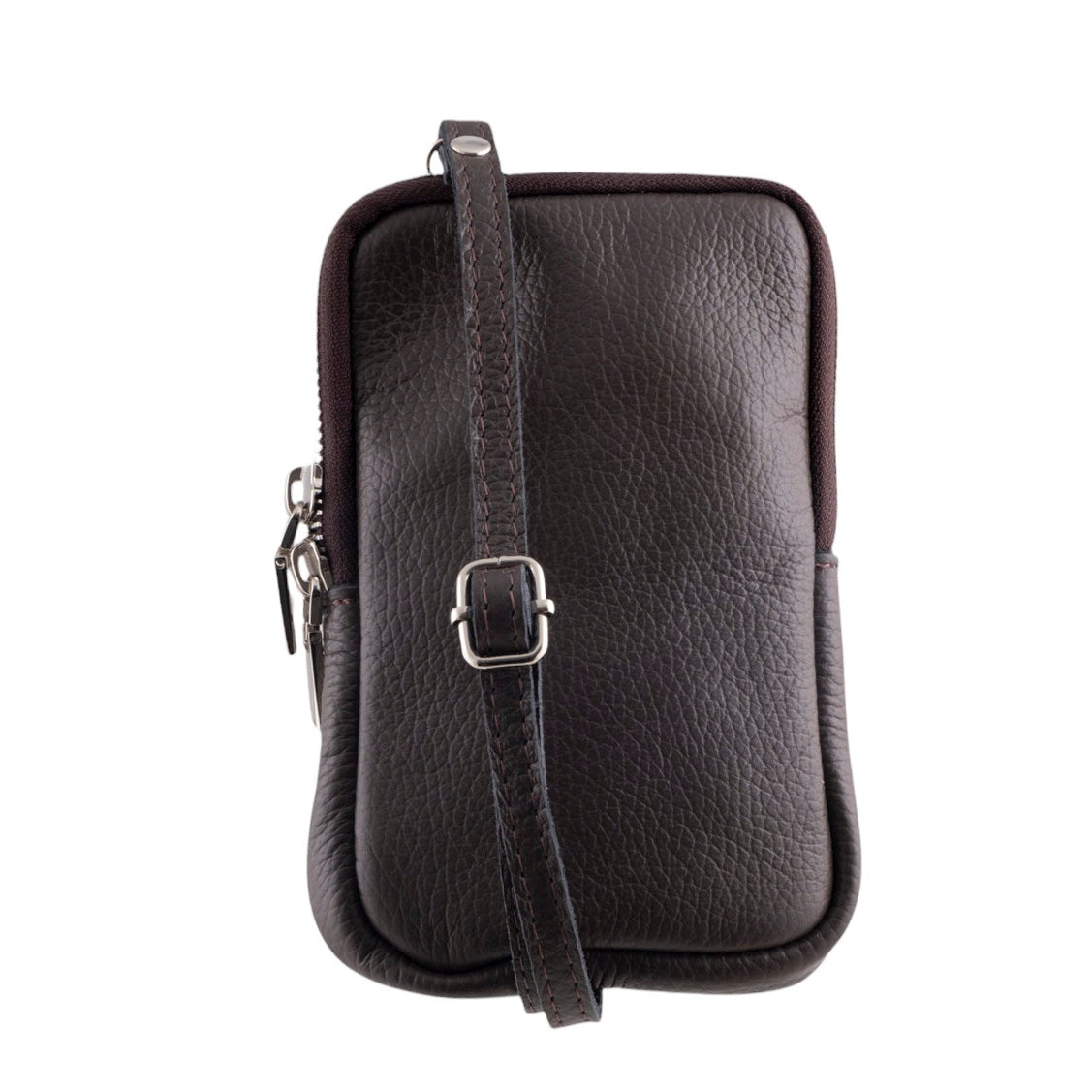 Borsa Portacellulare Donna a Tracolla in Pelle