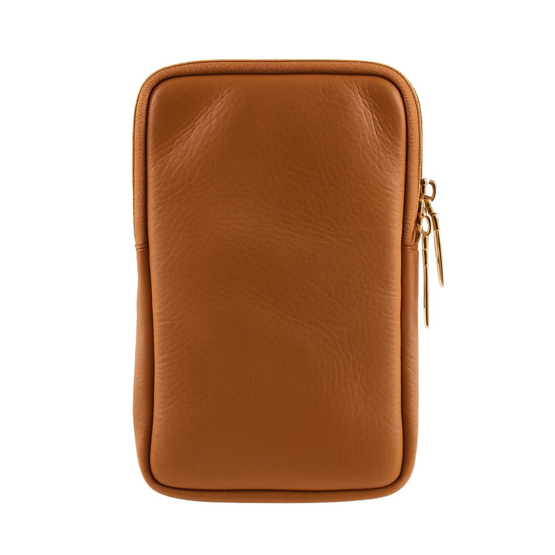 Borsa Portacellulare Donna a Tracolla in Pelle