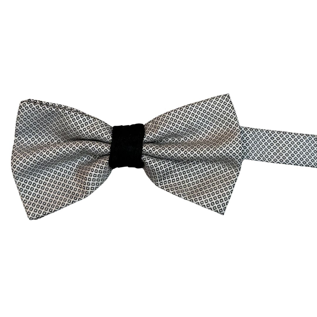 Papillon- Annodato-regolabile-Cerimonia-Bicolore-in Pura Seta-