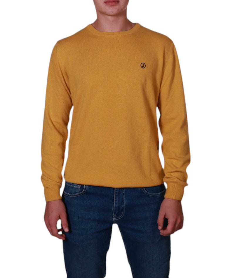 Jeckerson maglia uomo misto lana girocollo