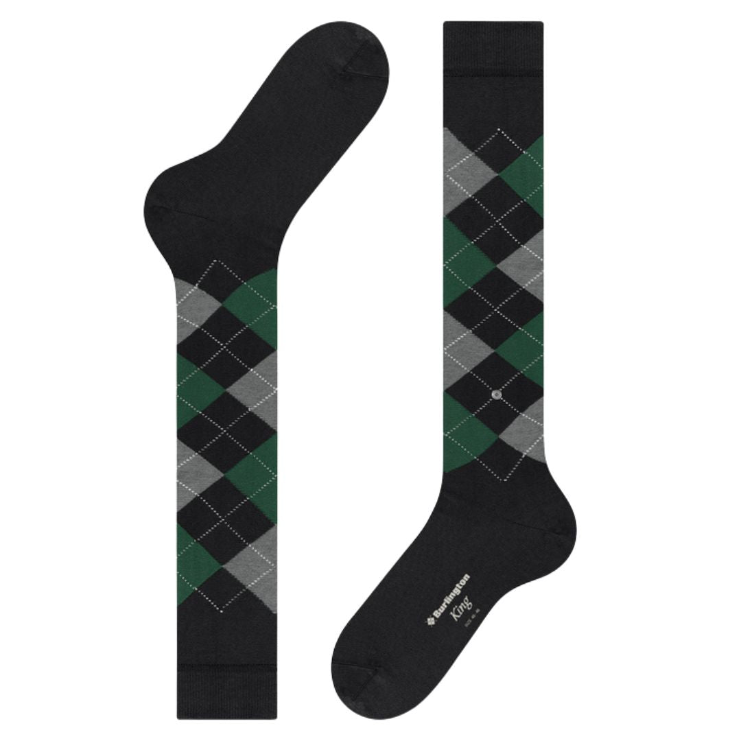 Calzini Burlington gambaletto King in cotone, uomo