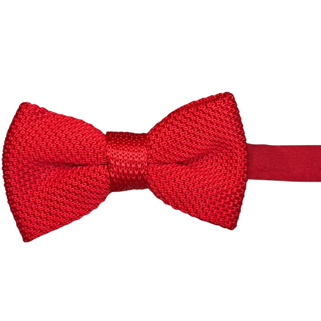 Papillon in Seta Tricot Tinta Unita