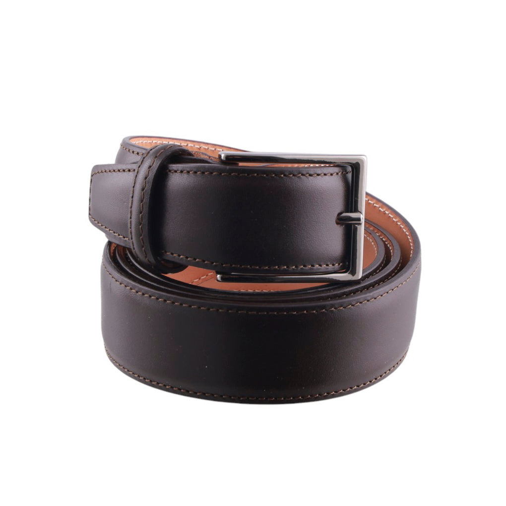 Cintura in pelle liscia