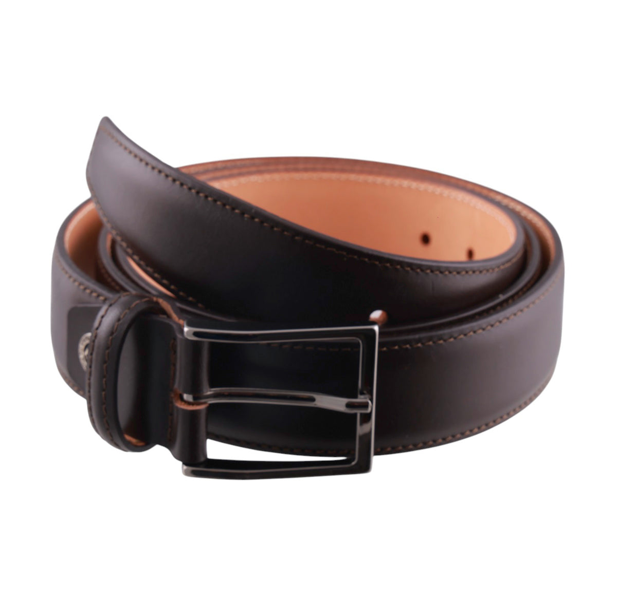 Cintura in pelle liscia