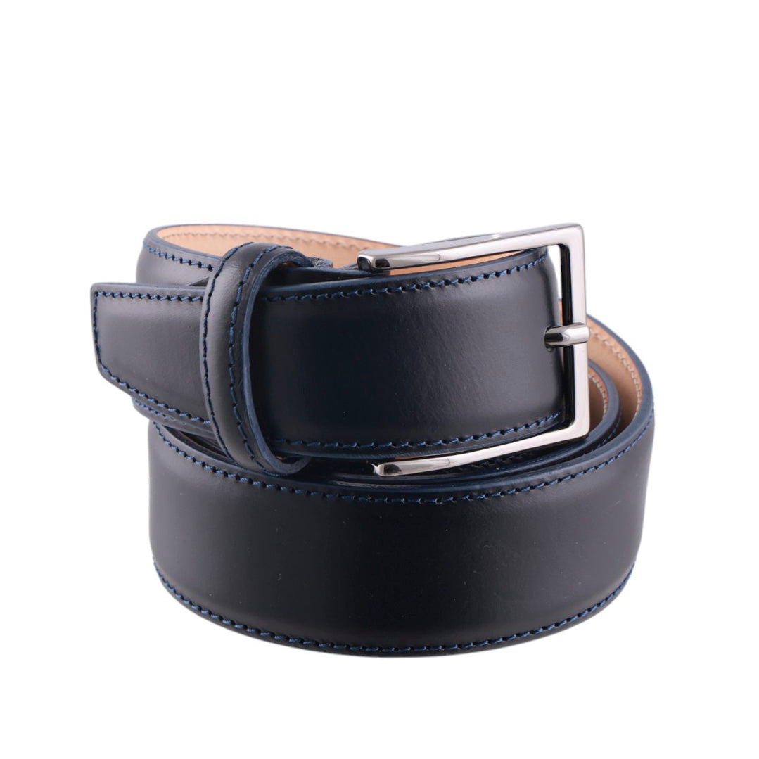 Cintura in pelle liscia