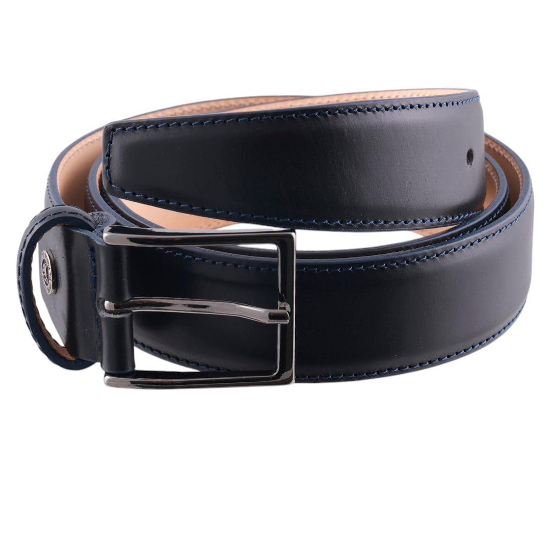 Cintura in pelle liscia