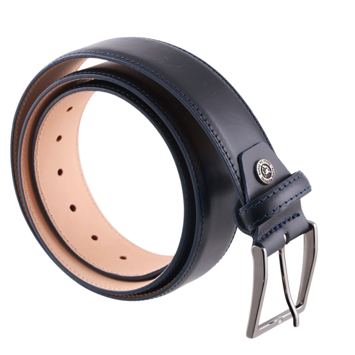 Cintura in pelle liscia