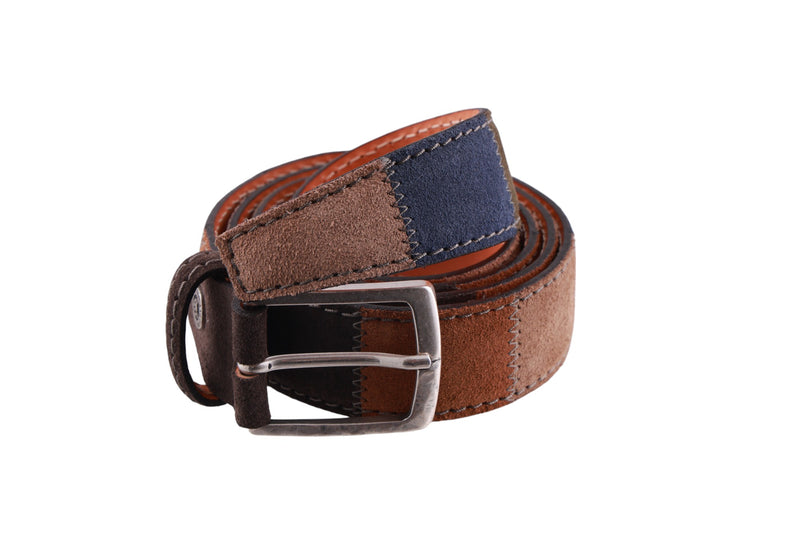 Cintura Uomo in Pelle di Vitello e pelle scamosciat