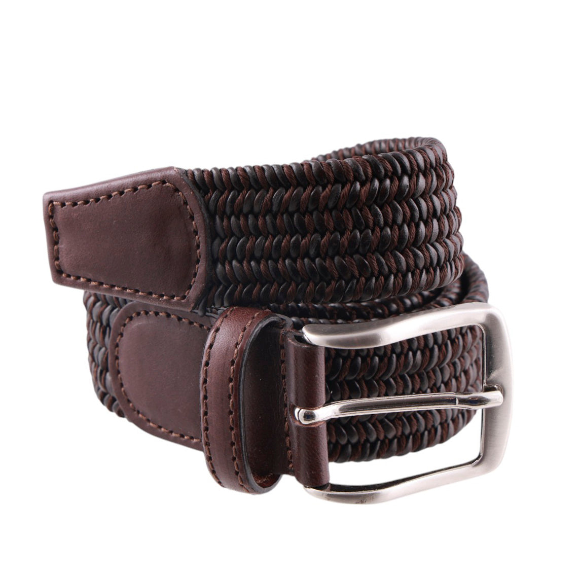Cintura Intreccio con finiture in pelle made in italy