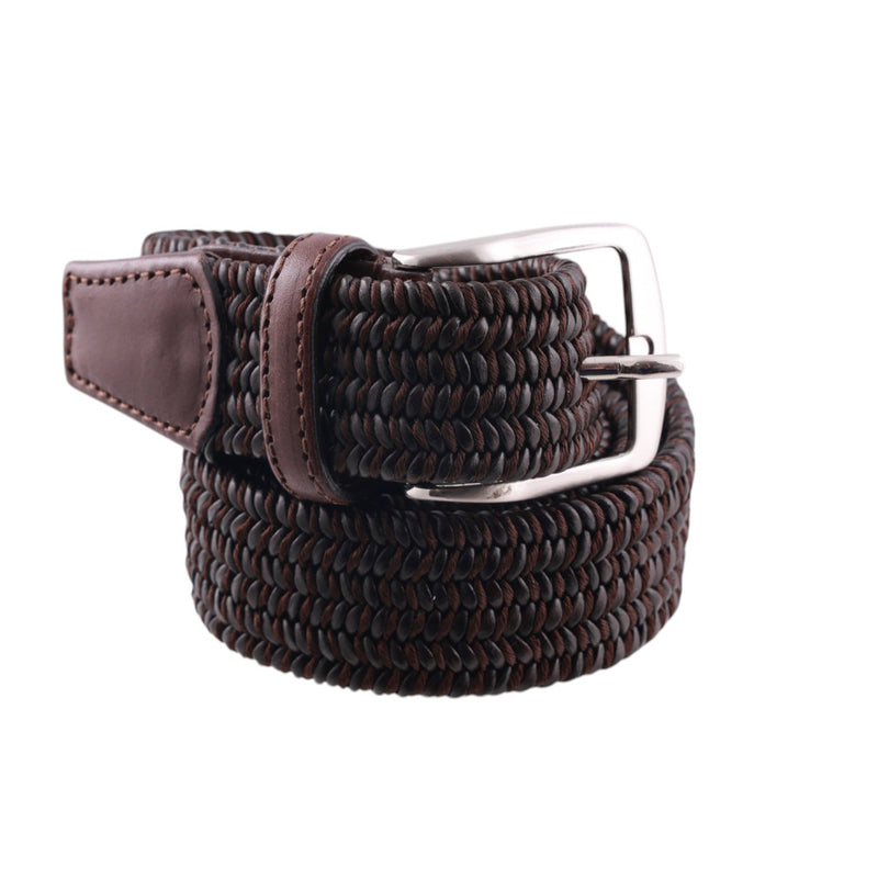 Cintura Intreccio con finiture in pelle made in italy