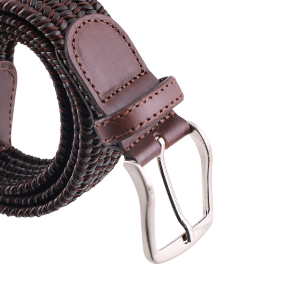 Cintura Intreccio con finiture in pelle made in italy