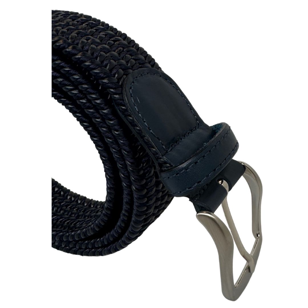 Cintura Intreccio con finiture in pelle made in italy
