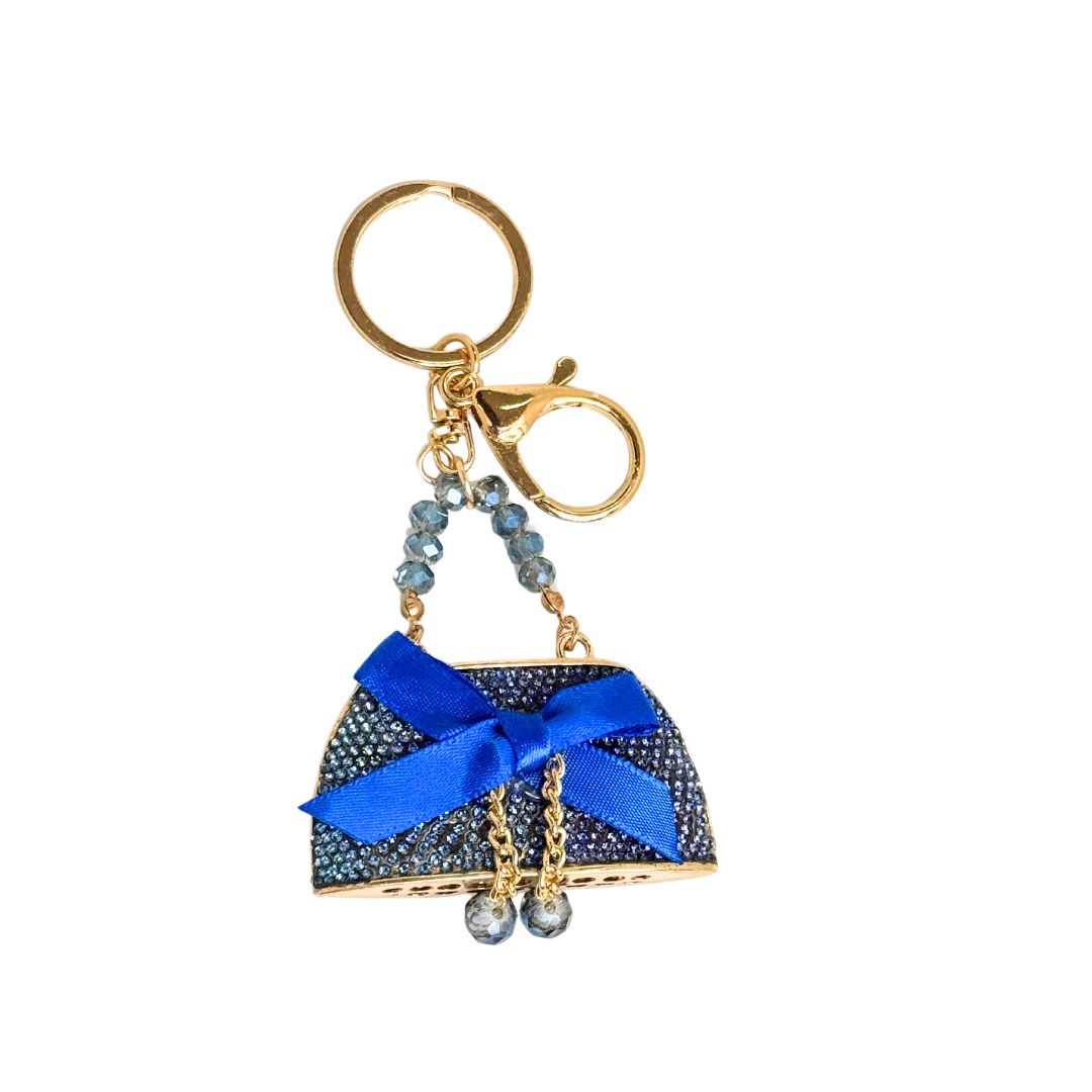 Portachiavi borsina con brillantini