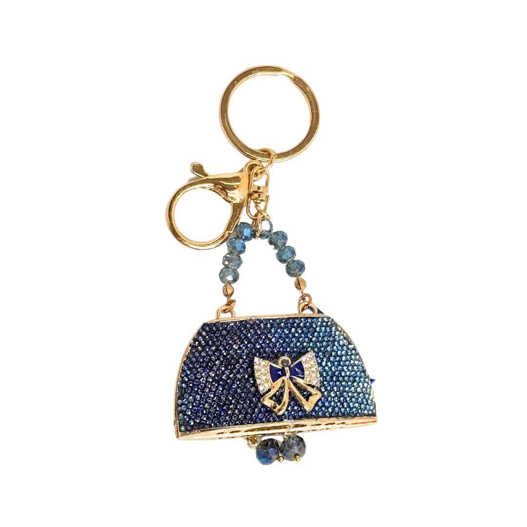 Portachiavi borsina con brillantini