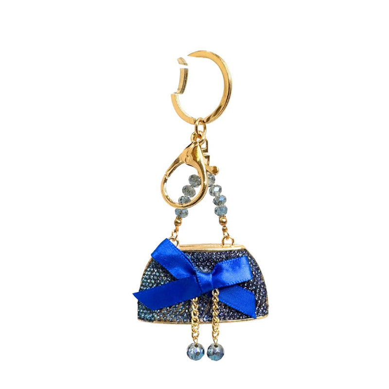 Portachiavi borsina con brillantini