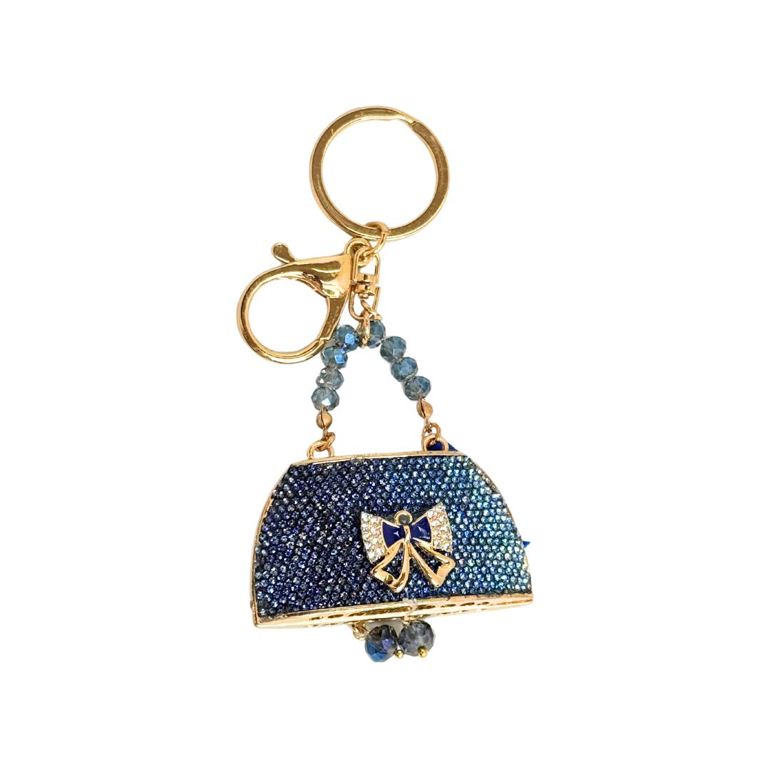 Portachiavi borsina con brillantini