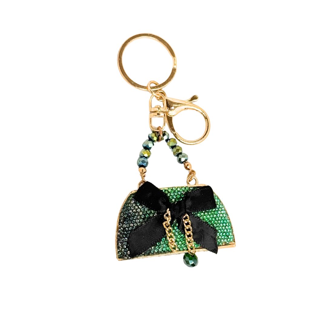 Portachiavi borsina con brillantini