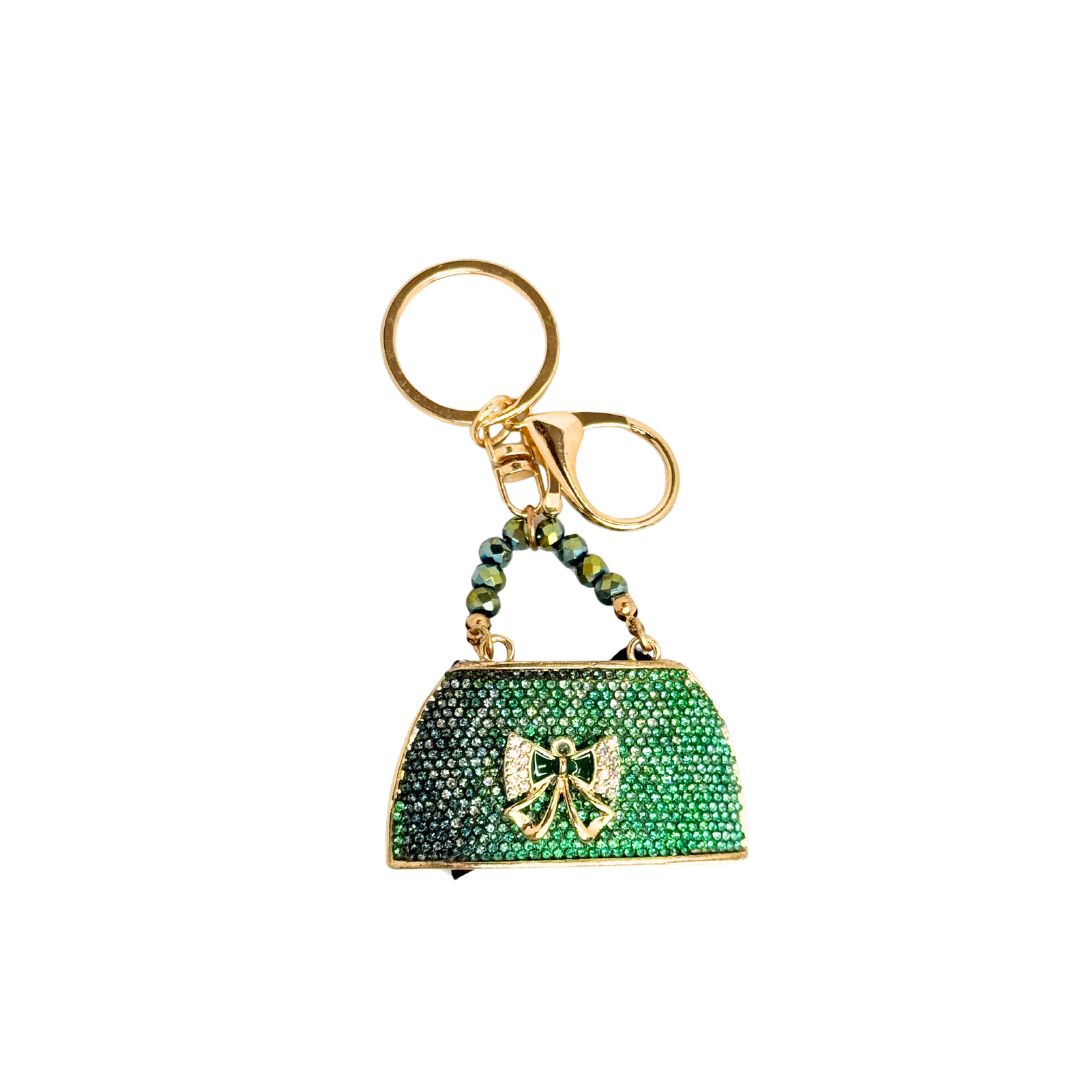 Portachiavi borsina con brillantini