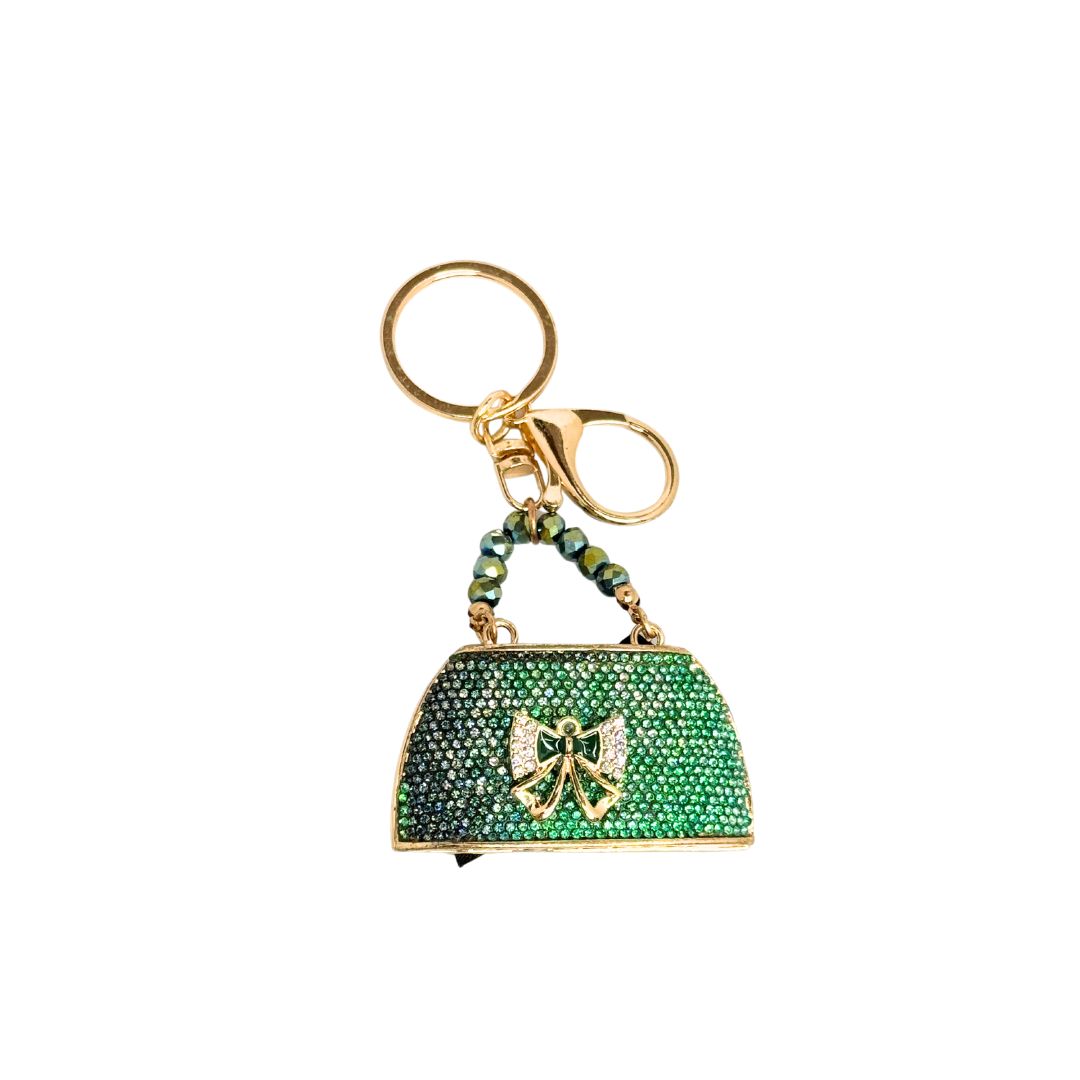 Portachiavi borsina con brillantini