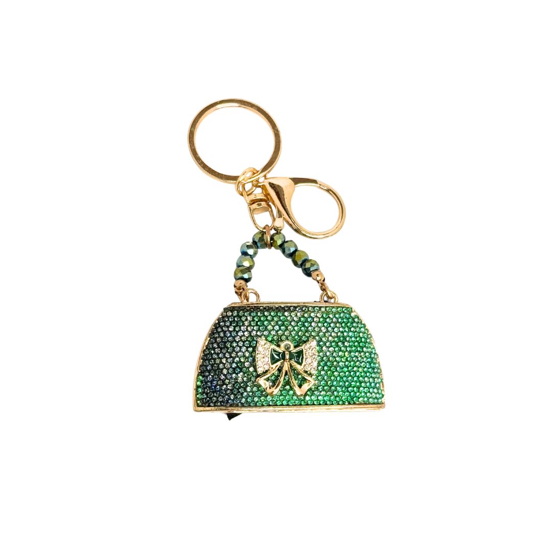 Portachiavi borsina con brillantini