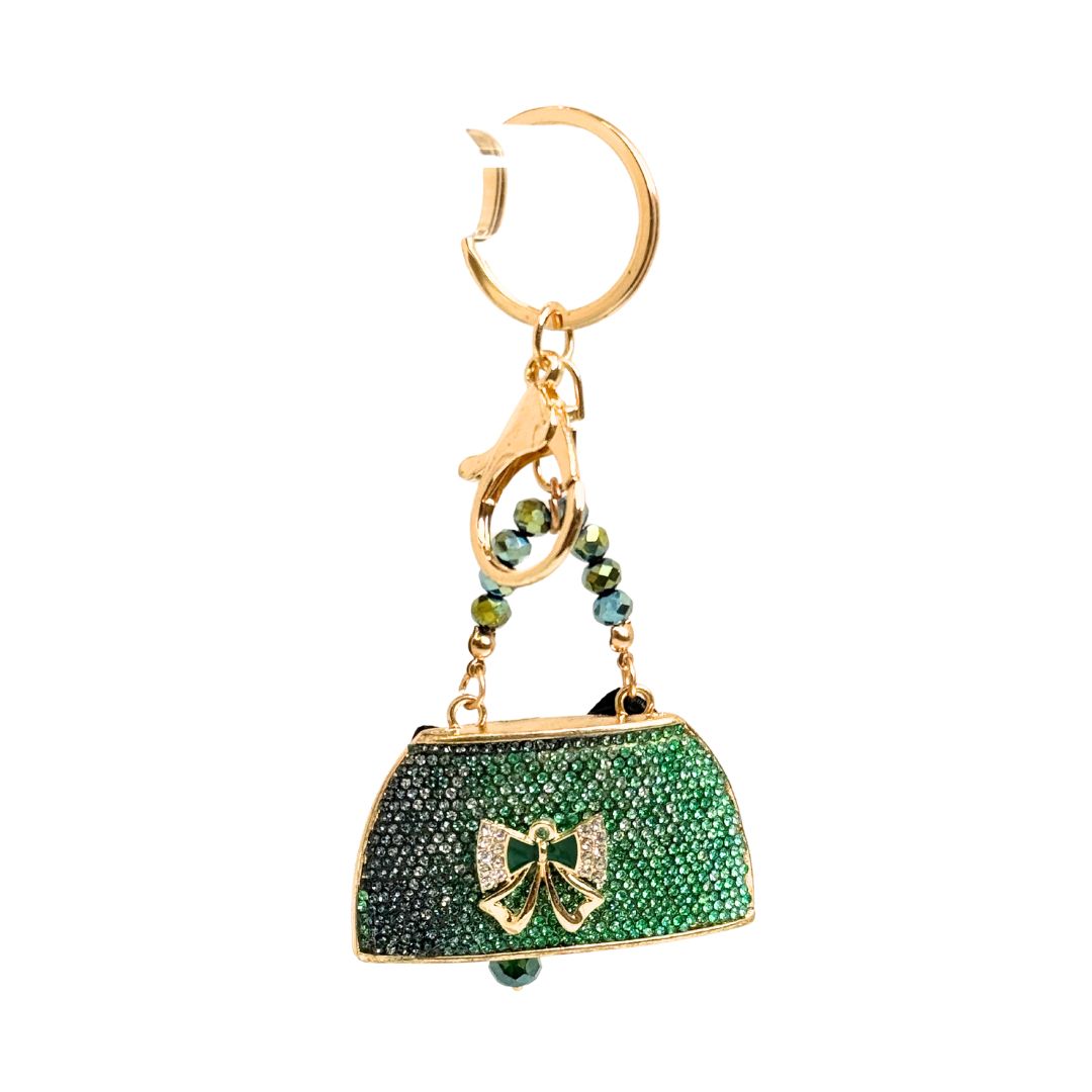 Portachiavi borsina con brillantini
